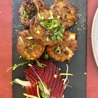 Onion Bhajis  at The Curry Leaf in Lagos
