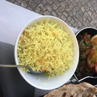 Lovely soft rice   at The Curry Leaf in Lagos