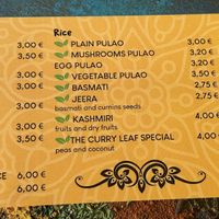 They are hip to vegans and their menu shows it   at The Curry Leaf in Lagos