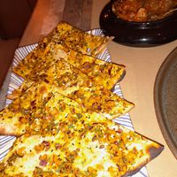 Vegan naan bread at The Curry Leaf in Lagos