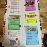 Menu at São Saruê in Sao Paulo