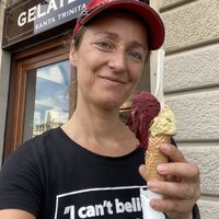   at Gelateria Santa Trinita in Florence