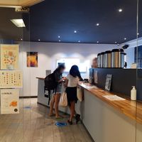 Counter at Just Bubble in Geneva