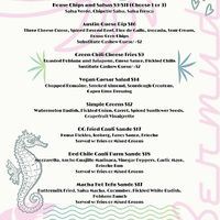 Veg/Vegan menu page 2 at Bermuda PEC in Prince Edward