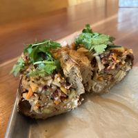 Bahn mi  at Zero Gravity Craft Brewery in Burlington