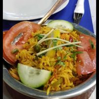 Vegan briyani! at Little India in Freudenstadt