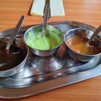 Sauces at Little India in Freudenstadt