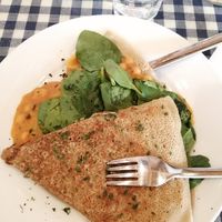 Curry crepe at Pear Tree Creperie in Lichfield