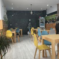 Cafe decor  at Dondué in Sao Miguel