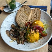 Pumpkin humus   at Café Restaurant Vrijburcht in Amsterdam