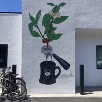 Mural  at 602 Coffee House in Costa Mesa
