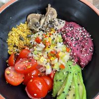 vegan bowl  at Areal Beach Bar by Chakall in Lourinha