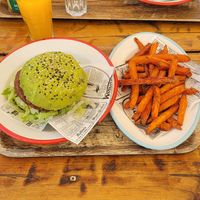 Hamburguer Dí Stefano vegan at Areal Beach Bar by Chakall in Lourinha
