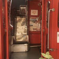 pick up your drinks inside at Double D's Coffee and Desserts in Asheville