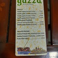 Menu 1 at Gazza Vitamins in Prizren