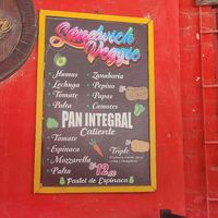 Menu at Bananas in Mancora