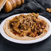 Humus at Laffa Israel Street Food in Chisinau