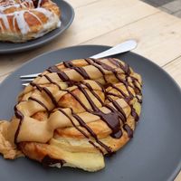 Espresso swirl at FRÂN Las in Llanberis