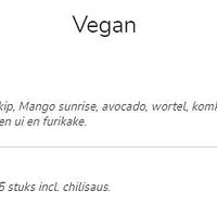 vegan options at Susu Poke in Utrecht