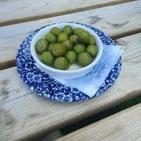 Nocellara olives (vg) at Worsley Old Hall in Worsley