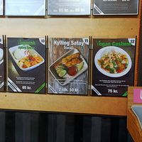 Menu - vegan options 10 & 12 at Tuk Tuk Thai Mad - Food Stall in Aarhus