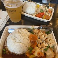The vegan cashew plate   at Tuk Tuk Thai Mad - Food Stall in Aarhus