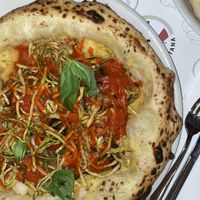 vegane pizza   at Pizzeria Marghe 1889 in Lloret De Mar