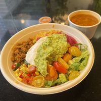 Fiesta bowl & lentil soup   at NuLeaf - Hell's Kitchen in New York City