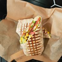 "Chicken" wrap at NuLeaf - Hell's Kitchen in New York City