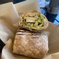 Hummus and avocado   at NuLeaf - Hell's Kitchen in New York City