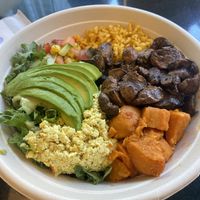 Scramble bowl   at NuLeaf - Hell's Kitchen in New York City
