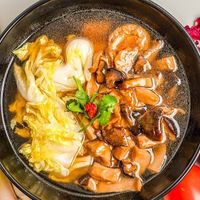 Mixed Mushroom Noodles[Vegan] at Karma Tea House in Wollongong