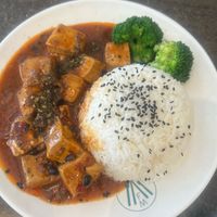 Mapo tofu  at Karma Tea House in Wollongong