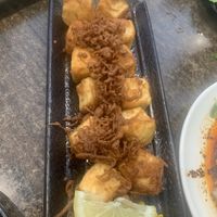 Salt and pepper tofu  at Karma Tea House in Wollongong