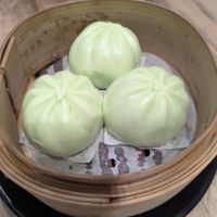 Pandan Lotus Bun at Karma Tea House in Wollongong