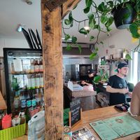  at Pom Pom Bagels in Lagos