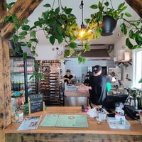  at Pom Pom Bagels in Lagos