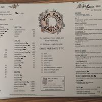  at Pom Pom Bagels in Lagos