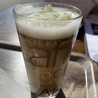 Matcha latte  at Citadelle Cafe in Munich