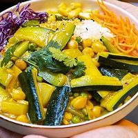 Vegan curry at Yumii in Luxembourg City