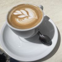 „Oatmilk“ cappuccino   at Emporio Sant'Eustachio in Rome