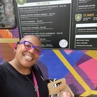 Happy to visit Community Vegan!  at Community Vegan in Austin