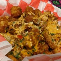 Crab Cakes at Community Vegan in Austin