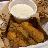 Fried Avocado at Community Vegan in Austin