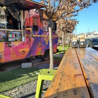 Food truck at Community Vegan in Austin