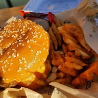 Cauliflower chikin sandwich at Community Vegan in Austin