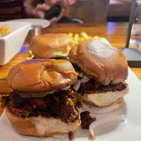Bbq sliders   at COMMUNITY Kitchen + Taproom in Austin