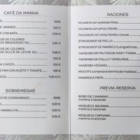 Carta de comidas #Veganuary at Sensaciones Carpe Diem in Ferrol