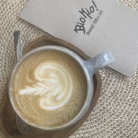 Organic coffee  at Biomio Brunch Ecológico in Sevilla