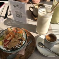 Joghurt bowl with Home made granola  at Biomio Brunch Ecológico in Sevilla